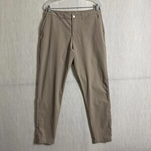 Lululemon Men's Size 33 Beige 2025 Version ABC Slim Fit Trouser Pants